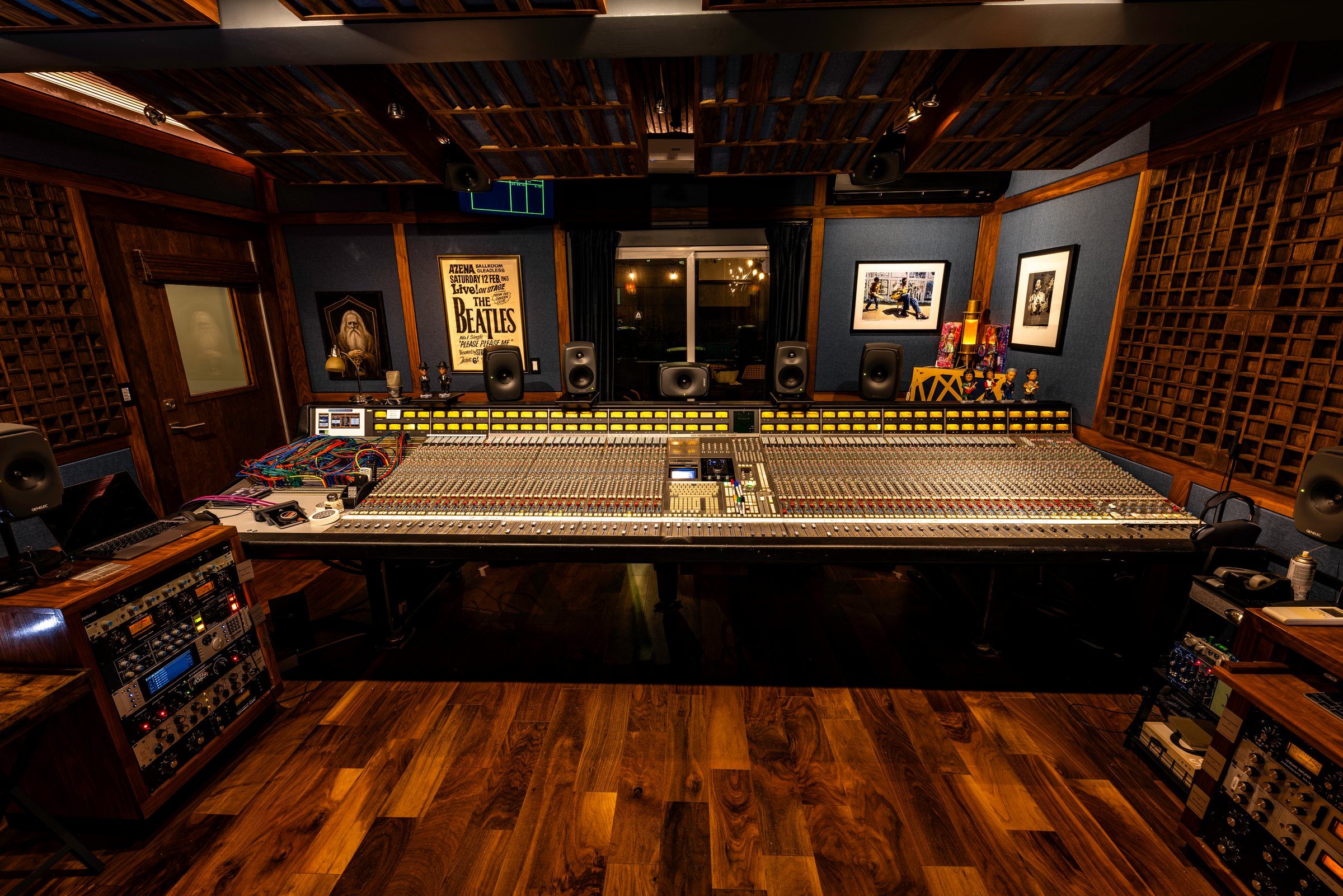 Mix This! FTA control room, centred on the SSL 4000 G+